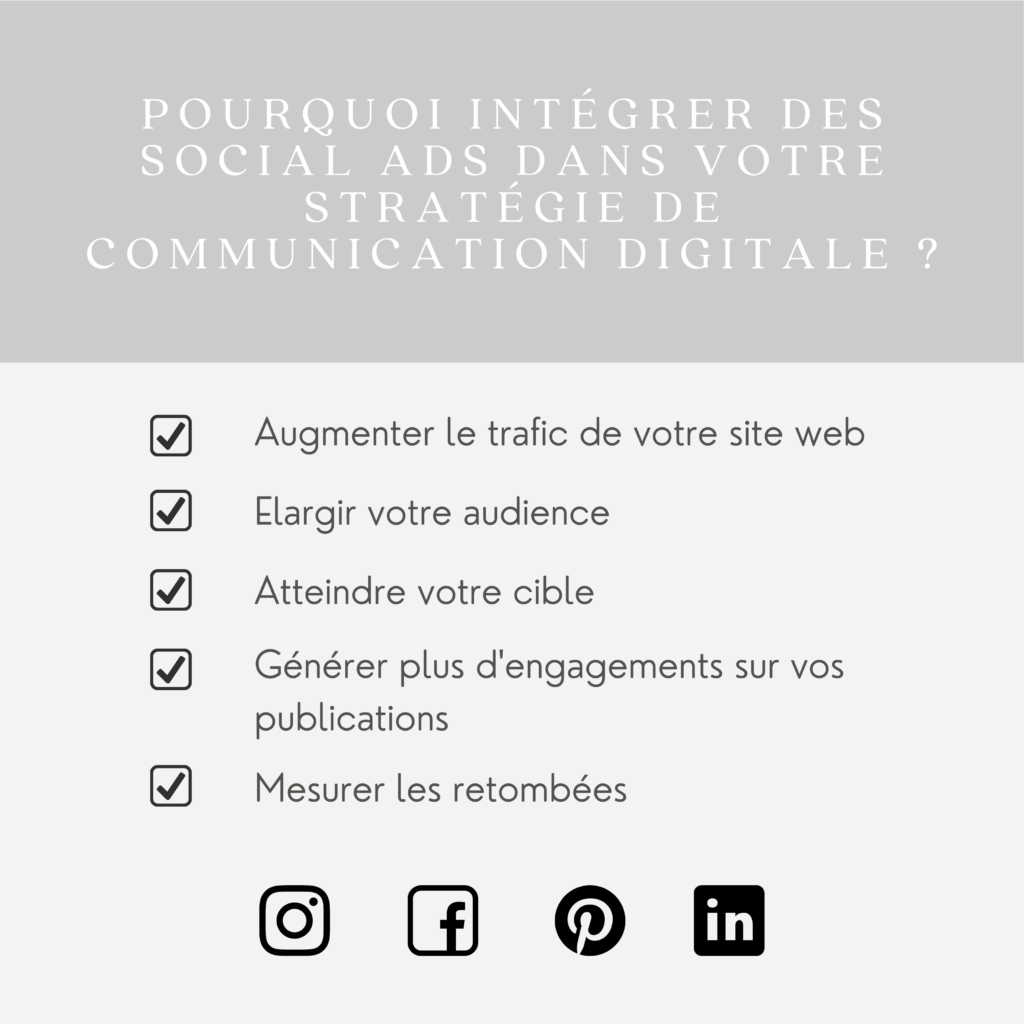 Pourquoi mettre en place des social ads ?